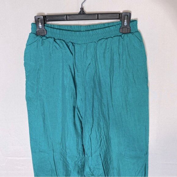 Vintage Ispo Green Blue All Over Busy Print Tracksuit W Green Pants M - Picture 9 of 16